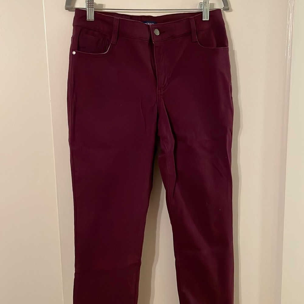 Burgundy Jeans